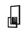 20W LED wandlamp - Zwart, geometrisch design, 3000K, IP20, 2660lm
