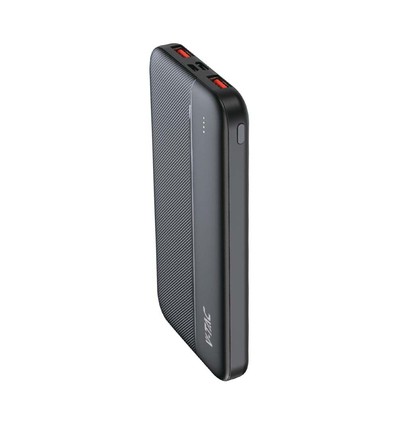 10000mAh Powerbank, 22.5W PD - Ultra-dun, zwart, fast charging, LED indicator