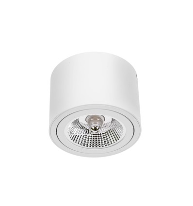 CHLOE AR111 GU10 AR111 plafondlamp - Rond wit, verstelbaar