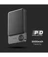 5000mAh MagSafe powerbank in aluminium, 20W - Space Grey, draadloos