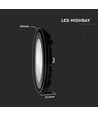 100W LED high bay UFO - 85lm/W, IP65, 110 graden, 4000K