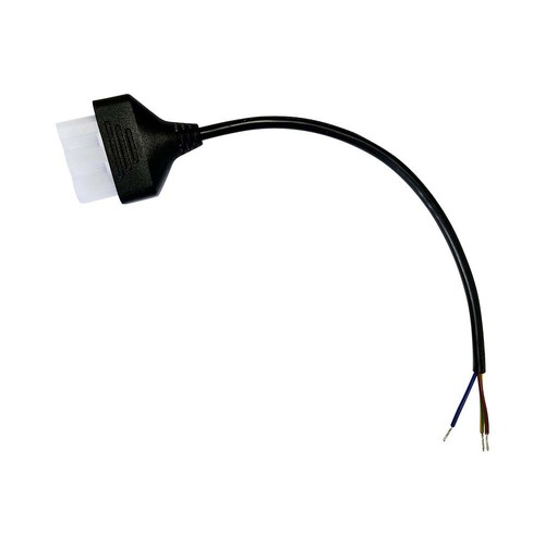 0,3m stroomkabel voor VT4140, zwart - 3x0,75mm²