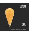 St120 Vt-2273 lamp 4W - spiraal, kooldraad, 2700K, amber glas