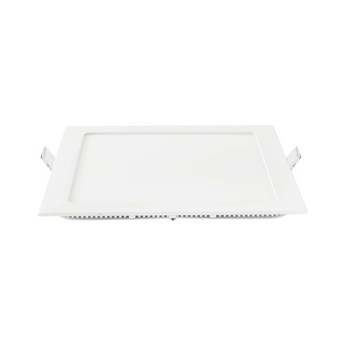 6W Vierkant LED inbouwpaneel - 490lm, 6400K, Gat: 11x11 cm, Afm: 12x12 cm, flicker free