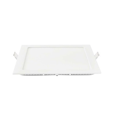 6W Vierkant LED inbouwpaneel - 490lm, 6400K, Gat: 11x11 cm, Afm: 12x12 cm, flicker free