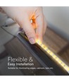 120 VT-2835 LED-looplichtstrip 10W/m - 24V, 3000K, IP20, koppelbaar, 10 m/rol, prijs per meter