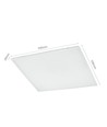 6x LED panelen 60x60 in frame - 40W, voor directe montage