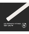 6x V-Tac 40W complete LED armatuur - 120 cm, 3 jaar fabrieksgarantie, 230V