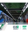 6x V-Tac 40W complete LED armatuur - 120 cm, 3 jaar fabrieksgarantie, 230V