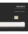 6x 50W compleet LED-armatuur - 150 cm, 3 jaar fabrieksgarantie, 230V