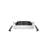 10x 7W low profile inbouwspot RA96 - DimToWarm+CCT, Gat: Ø6,8 cm, Afm: Ø8,3 cm, witte rand, dimbaar
