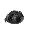 10x 7W low profile inbouwspot RA96 - DimToWarm+CCT, Gat: Ø6,8 cm, zwarte rand, dimbaar