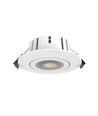 10x 7W Inbouwspot laag profiel RA96 - Direct in isolatie, dimbaar, Gat: Ø6,8 cm, Afm: Ø9,3 cm