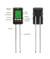 6-in-1 meter - pH, vocht, temperatuur, licht, voeding en luchtvochtigheid
