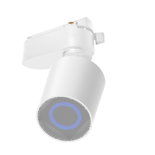 Bluetooth speaker voor 1-fase spanningsrail - Wit, 10W, 1F2W