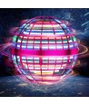 Hover Orb vliegende bal met RGB-licht - Ø9,5 cm, paars, perfect voor kinderen en jonge geesten