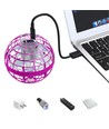Hover Orb vliegende bal met RGB-licht - Ø8,5 cm, paars, perfect voor kinderen en kinderlijke zielen