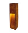 Corten tuinlamp - 12W, 100 cm, IP65 buiten, incl. lichtbron