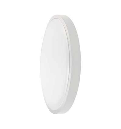 36W LED plafondlamp - IP44, Ø35cm, hoogte: 6,1cm, witte rand