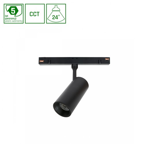 7W Shift railspot voor 48V, RA90 - CCT, IP20 binnenshuis, 48V DC