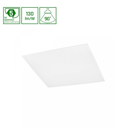 60x60 ALGINE BACKLIGHT LED paneel, 40W - 130lm/W, 5 jaar garantie, neutraal wit