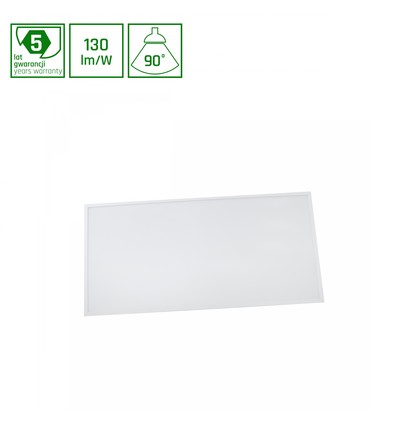 60x60 LED paneel, 60W - 130lm/W, 4000K, 5 jaar garantie