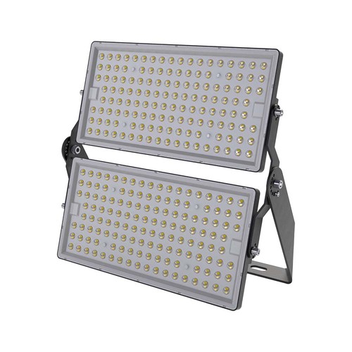 500W LED breedstraler - 135lm/W, 67.500lm, IP65, zwart, buiten
