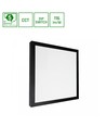 40W Plafondlamp, Instelbaar Watt en CCT - 3 lichtkleuren, 24/35/40W, 5 jaar garantie, Vierkant, Zwarte rand