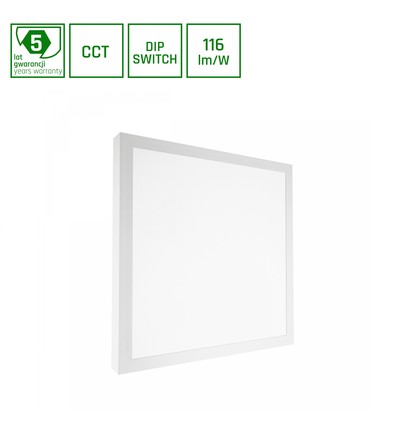 40W Nymphea Select CCT LED panel - Instelbaar wattage 24/35/40W, 3-in-1 CCT, IP20, 5 jaar garantie