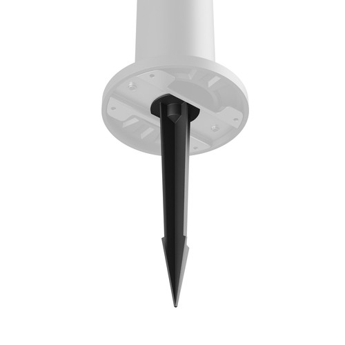 Zwarte LED prikspot - Aluminium, 59x46x259 mm