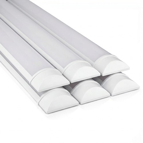 6x 50W compleet LED-armatuur - 150 cm, 3 jaar fabrieksgarantie, 230V