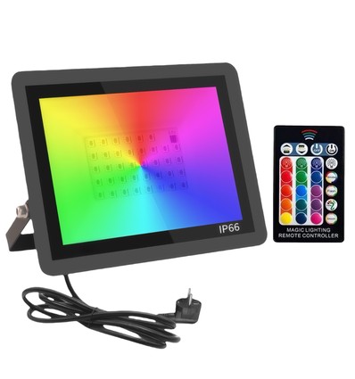 50W RGB breedstraler - Werklamp, IP66