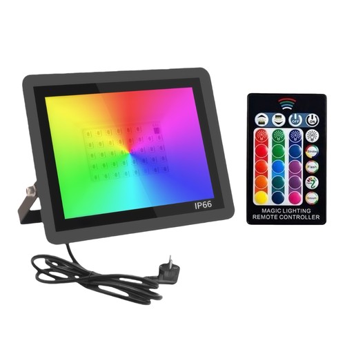30W RGB breedstraler - Werklamp, IP66