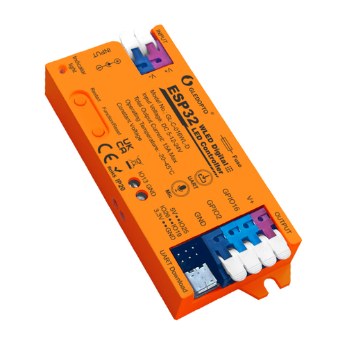 Gledopto GL-C-016WL-D WLED-controller - 5V (75W), 12V (180W), 24V (360W)