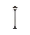 Klassieke bolderlamp E27 - mat zwart, helder glas