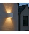 LEDlife CUBIC PRO 6W wandlamp - doorlusbaar, verstelbaar, vierkant, up/down, binnen / buiten, wit, IP65, incl. lichtbron