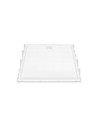 60x60 LED-paneel, 28W - 5000K, backlit, witte rand