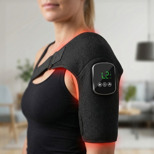 Lichttherapie-bandage voor schouder - Infrarood, met batterij