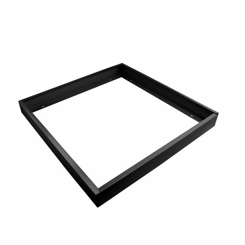 600x600 Algine frame - voor gemonteerd opbouwarmatuur, vast, zwart