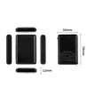Powerbank voor roodlichttherapie - 5000mAh, zwart