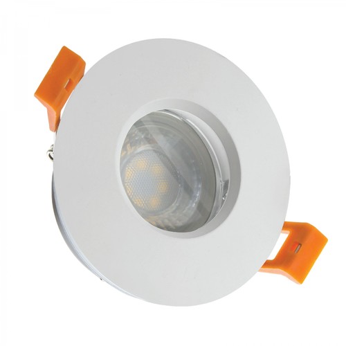 GU10 inbouwspot, IP65 - Wit, rond, zonder lichtbron