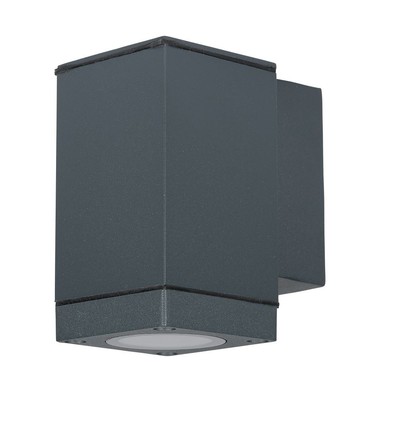 Vt-841 wandlamp GU10 - donkergrijs (naar beneden)