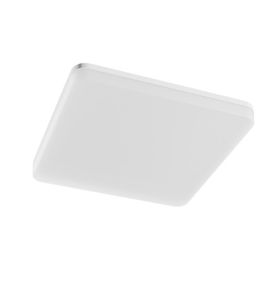 330x330 Nymphea Fusion plafondlamp 20W of 30W of 40W - CCT, 230V, 120°, IP44, 53mm, wit, vierkant, LED