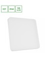 40W Plafondlamp, Instelbaar Watt & CCT - 3 lichtkleuren, IP44, 33 x 33cm Vierkant