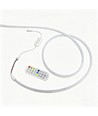 5m buiten RGBIC Neon LED strip - 2 meter kabel, 10W/m, 576 LED per meter, 24V, IP67