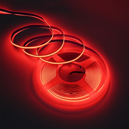 10m 9W/m Rode COB-LED strip - 24V DC, IP20, 320 LED/m