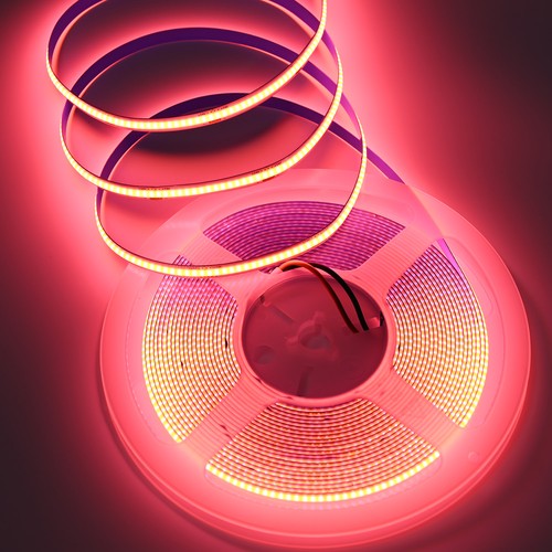 10m 9W/m Roze COB-LED-strip - 24V DC, IP20, 320 LED/m