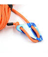 5m oranje touw met RGB licht - Met karabijnhaak, max. 80kg belasting