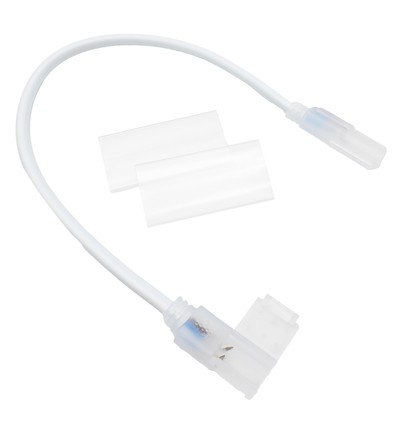 30 cm koppelstuk voor 230V LED strip (Slim COB) - Perfect voor hoeken, 230V