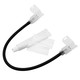 30 cm waterdicht koppelstuk voor 230V LED-strip (Slim COB) - Perfect voor hoeken, palen enz., 230V